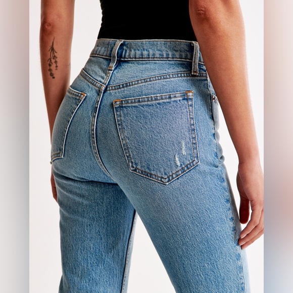 Abercrombie & Fitch The 70s Vintage Flare Ultra High Rise Jeans Size 26 (2r) - Picture 5 of 10